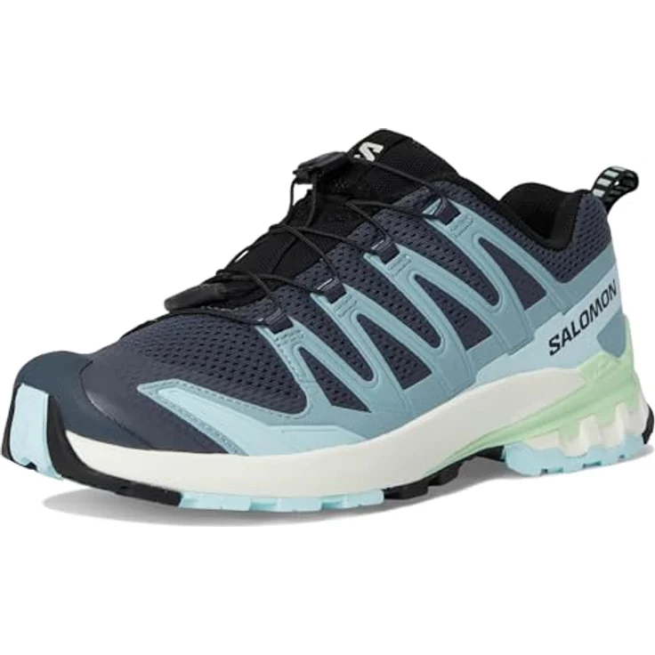 Salomon XA Pro 3D V9 Damen Wanderschuh, Multifunktionsschuh mit EnergyCell™+ Dämpfung, All-Terrain Contagrip® Außensohle, blau, Größe 6.5 – Bild 7