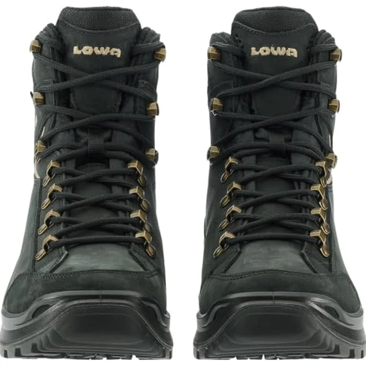 LOWA Renegade EVO GTX Damen Wanderstiefel, schwarz champagne, Nubukleder, Größe UK 5,5 – Bild 2