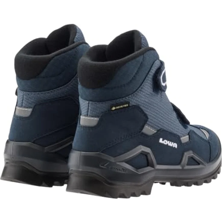 Lowa Kinder Milo EVO GTX Mid JR, Knöchelhohe Wanderschuhe mit GORE-TEX®, blau/navy, Größe 34 – Bild 4