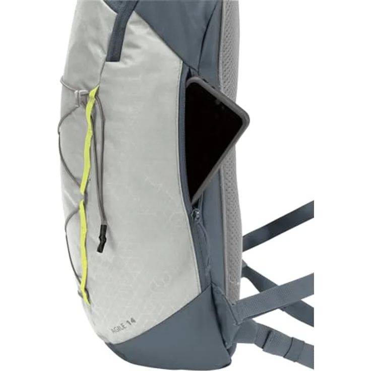 Vaude Agile Wanderrucksack, 46 cm, silberfarben, 100% Polyester, Maße: 27 cm x 15 cm x 46 cm – Bild 7