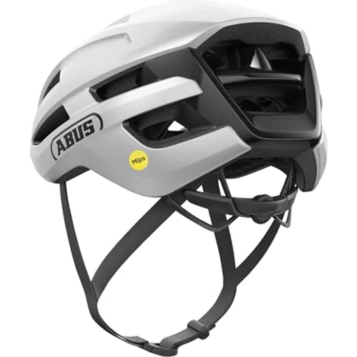 ABUS Rennradhelm PowerDome MIPS - leichter Fahrradhelm mit cleverem Belüftungssystem und Aufprallschutz - Italy - Silber, Größe L - für Damen und Herren – Bild 6