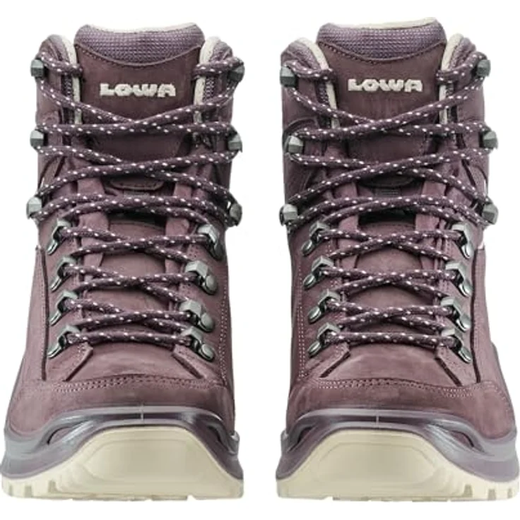 LOWA Renegade EVO GTX MID, Wanderschuhe für Damen mit GORE-TEX® Futter, altrosa/panna, Größe 42 – Bild 3