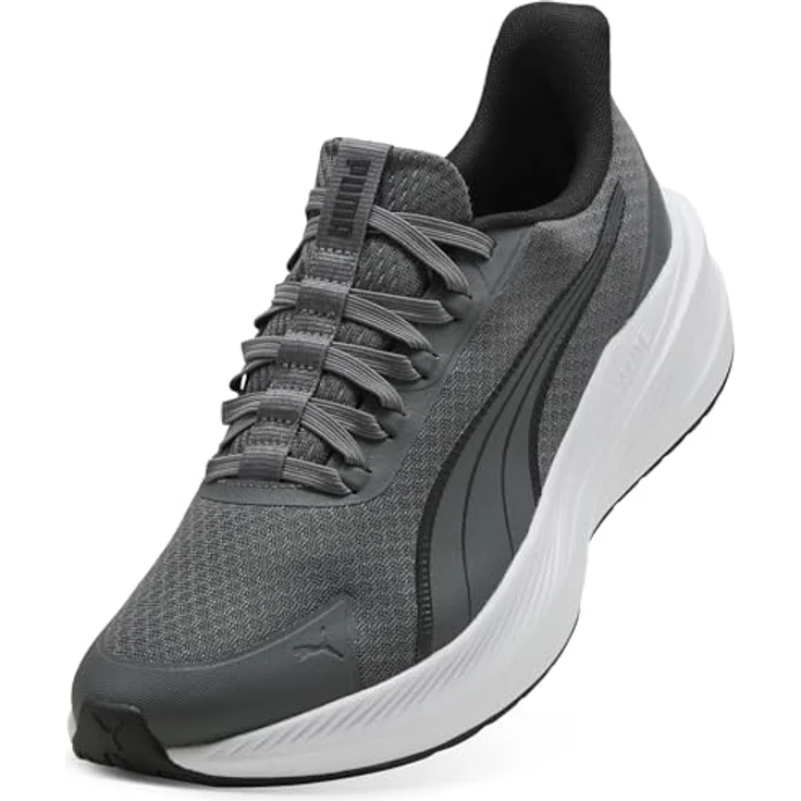 PUMA Dasher Lite Slip Tech Laufschuh, grau, Gr. 44.5 mit praktischer SLIPTECH™ Technologie und gepolsterter Zwischensohle – Bild 6