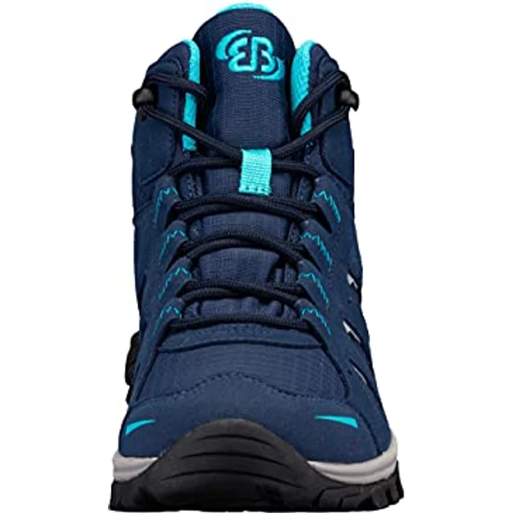 Brütting Mount Frakes High, Damen Wanderschuhe mit wasserdichter Comfortex-Klimamembrane, rutschfester Vibram-Laufsohle, Blau, Größe 38 – Bild 3