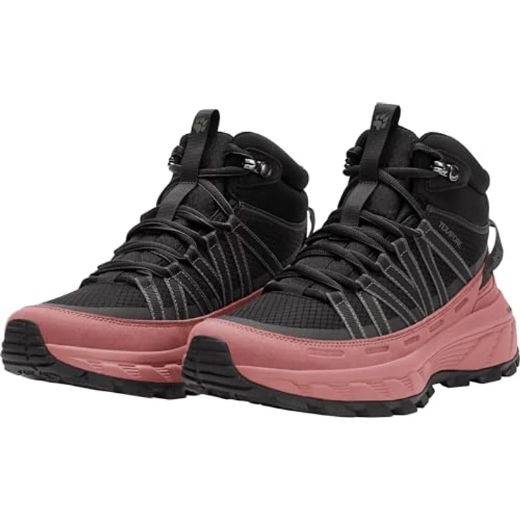 Jack Wolfskin Wild Hike Texapore Mid W, Wasserdichte Damen Wanderschuhe mit EVA-Dämpfung und griffiger Gummiaussensohle – Bild 4