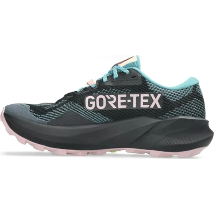 Asics Trabuco 14 Gtx, Trailrunning-Schuhe mit GORE-TEX Membran, reaktionsschneller Dämpfung und Profilsohle, schwarz/morganite, 41.5 – Bild 3