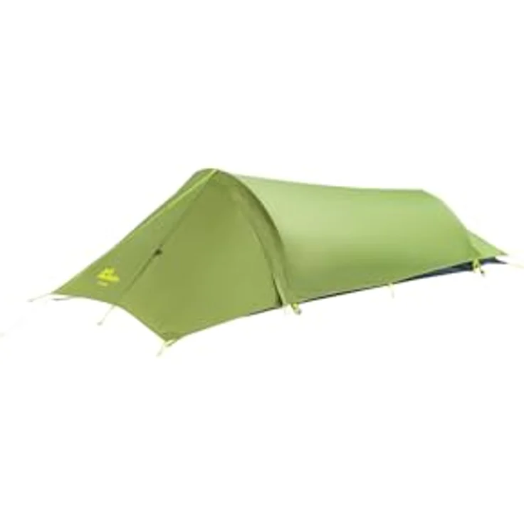 Jack Wolfskin Gossamer Zelt, Tunnelzelt für 1 Person, Ginkgo Green, freistehend, windstabil – Bild 1
