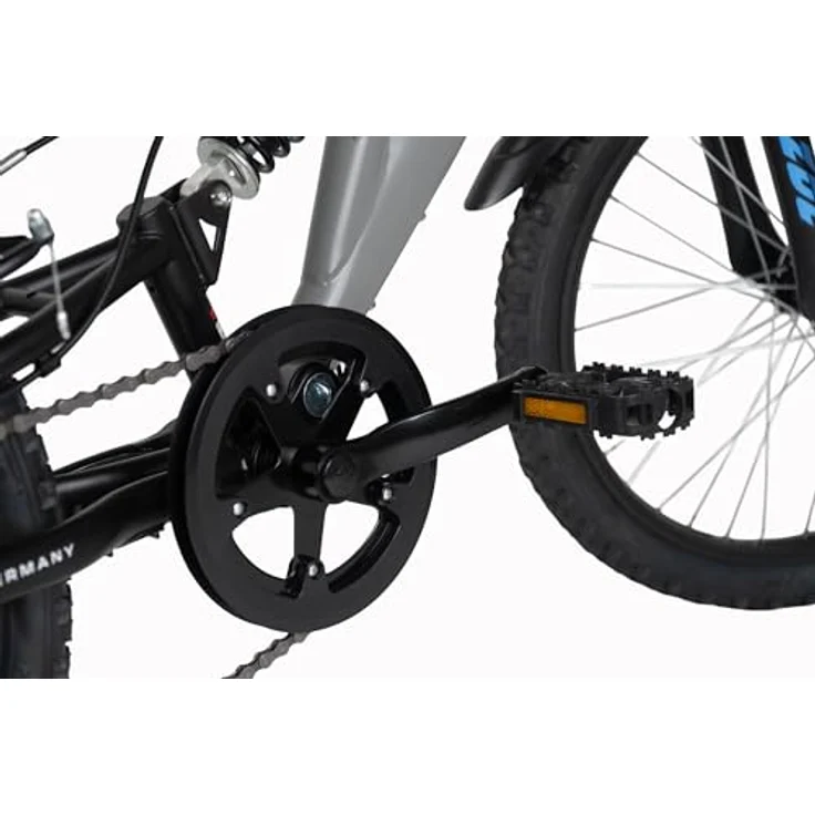 WYLD Zodiac 20" Kinder-Mountainbike Fully ATB, 6 Gänge, RH 31 cm, Grau, für Körpergröße 120-140 cm – Bild 3