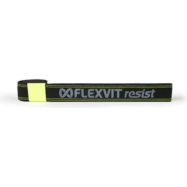 FLEXVIT Resist Sprint (Schwarz), Starkes Widerstandsband für Profis, Hautfreundlich, Robust und Ideal für Intensives Training, Made in Germany