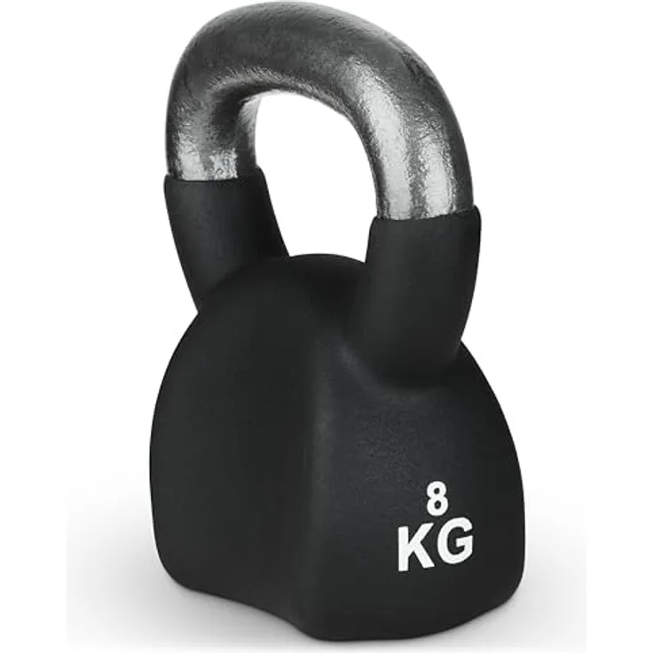 Athlyt - Cast Kettlebell/Kugelhantel aus Gusseisen, 4 kg