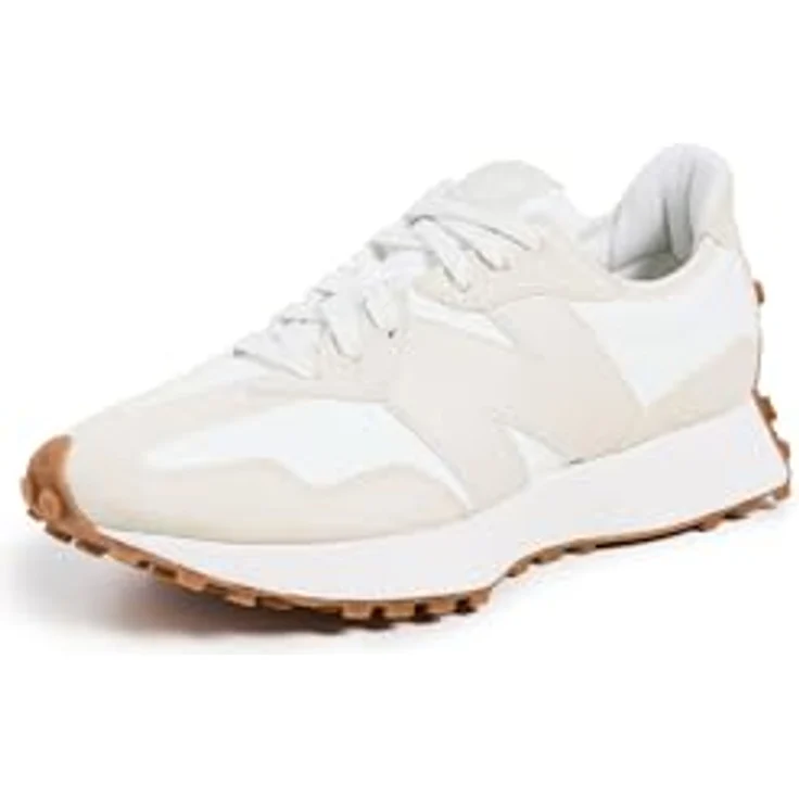 New Balance 327 Damen Sneaker, Beige, atmungsaktives Obermaterial aus Leder und Synthetik, EU 39 – Bild 1