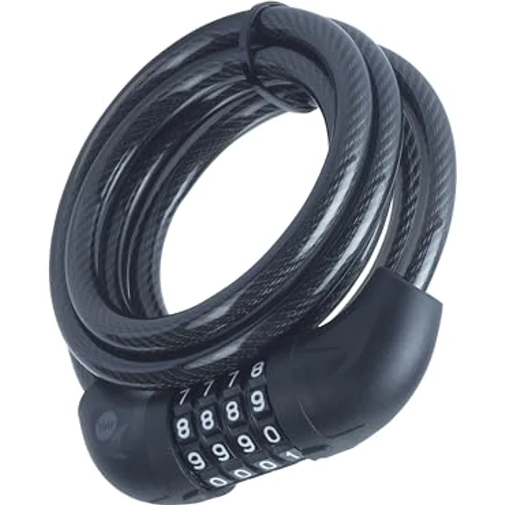 Yale Essential Security Combination Cable Lock, Kabelschloss mit 5-stelligem Zahlencode, schwarz, korrosionsbeständig und langlebig – Bild 3