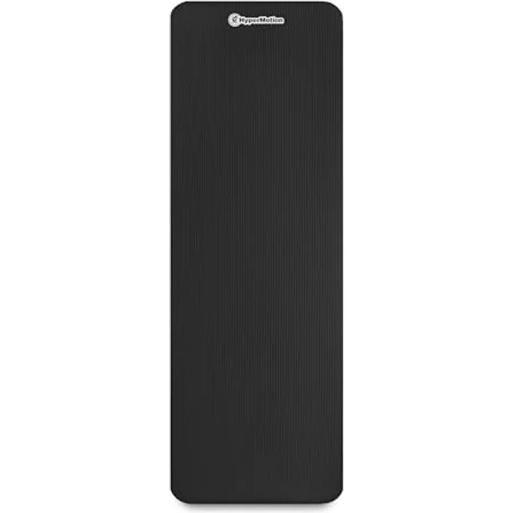 HyperMotion Yogamatte HYP58 YOGA MAT 0.8B, NBR-Schaumstoff, 183x61x0,8 cm, Schwarz, mit Tragegurt – Bild 14