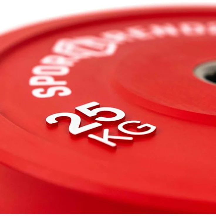 Sporttrend 24® Bumper Plate Gewichtswahl | Gewichtsscheibe Gewichtscheibe Hantelscheibe Hantelgewichte Fitness Scheiben Gewicht Gewichte Weightplate Weight Plate Weights für Langhantel Hantelstange – Bild 3
