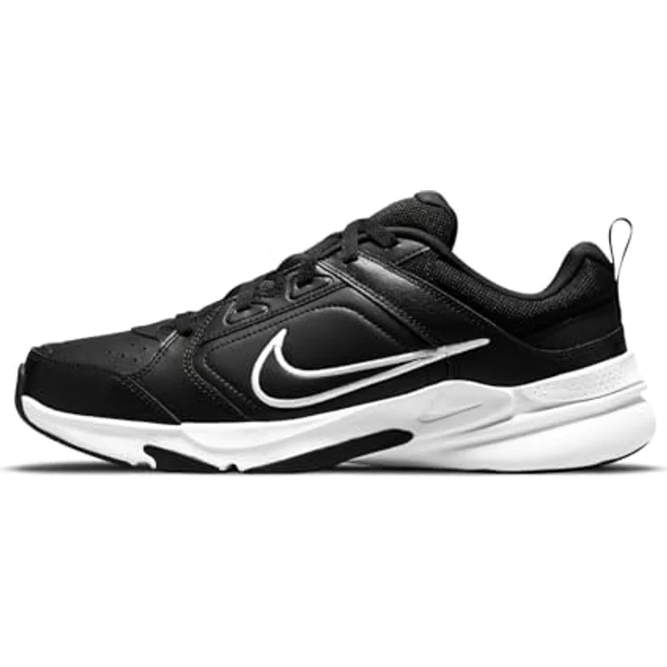 Nike Defy All Day, Laufschuhe aus Leder mit weicher Dämpfung und Gummi-Traktion, schwarz-weiß – Bild 1