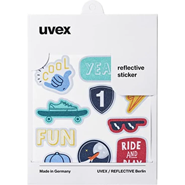 Uvex Sports hlmt 4 reflexx, Velohelm 51-55 cm, individuell gestaltbar mit Sticker-Set, verstellbares System, reflektierend, gute Belüftung – Bild 8