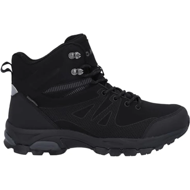 Hi-Tec JACKDAW MID WP, wasserdichte Wanderschuhe mit trittsicherer Gummisohle und individuell anpassbarer Schnürung – Bild 3