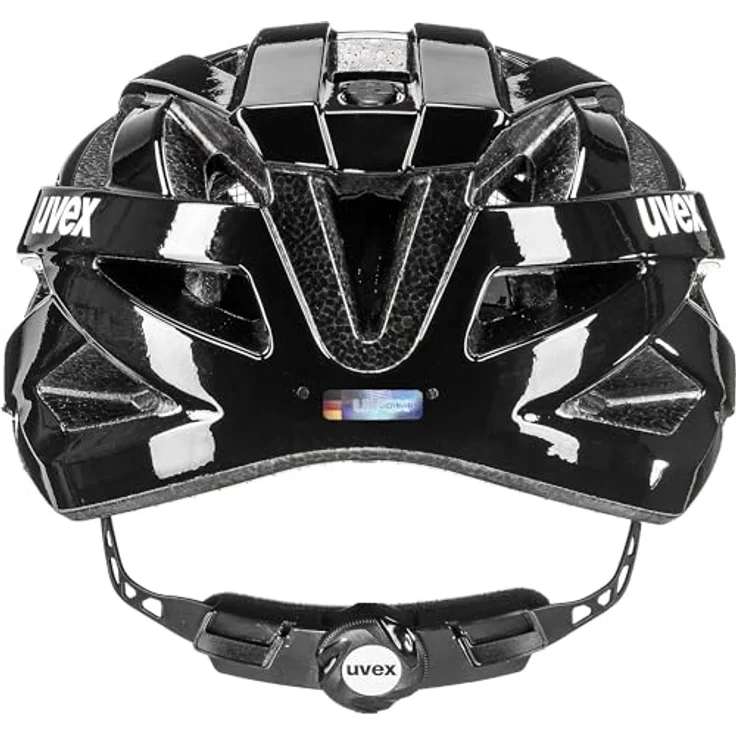 Uvex Sports i-vo 3D Velohelm, verstellbar (52 - 57 cm), schwarz, mit Belüftung und Sonnenblende – Bild 4