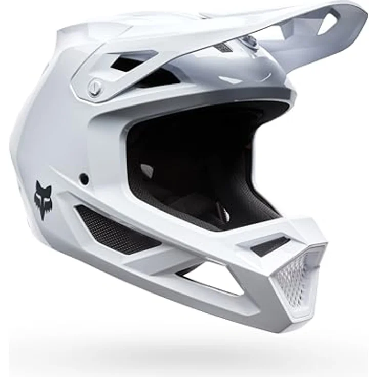 Fox Racing Rampage MTB Fullface Helm, Downhill-Helm mit Mips Rotationsschutz, 360 Grad Belüftung, Weiß, Größe 2X – Bild 1