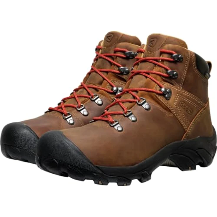 Keen Pyrenees, Damen Wanderschuhe, wasserdichtes Nubukleder, S3-Technologie, braun, Größe 38.5 – Bild 2
