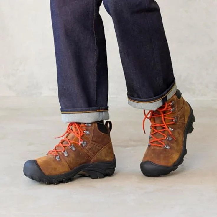 Keen Pyrenees, Damen Wanderschuhe, wasserdichtes Nubukleder, S3-Technologie, braun, Größe 38.5 – Bild 7