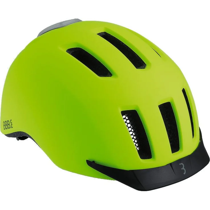 BBB Velohelm, 58-62 cm, mit 10 Luftschlitzen, LED-Rücklicht und reflektierenden Elementen für erhöhte Sichtbarkeit