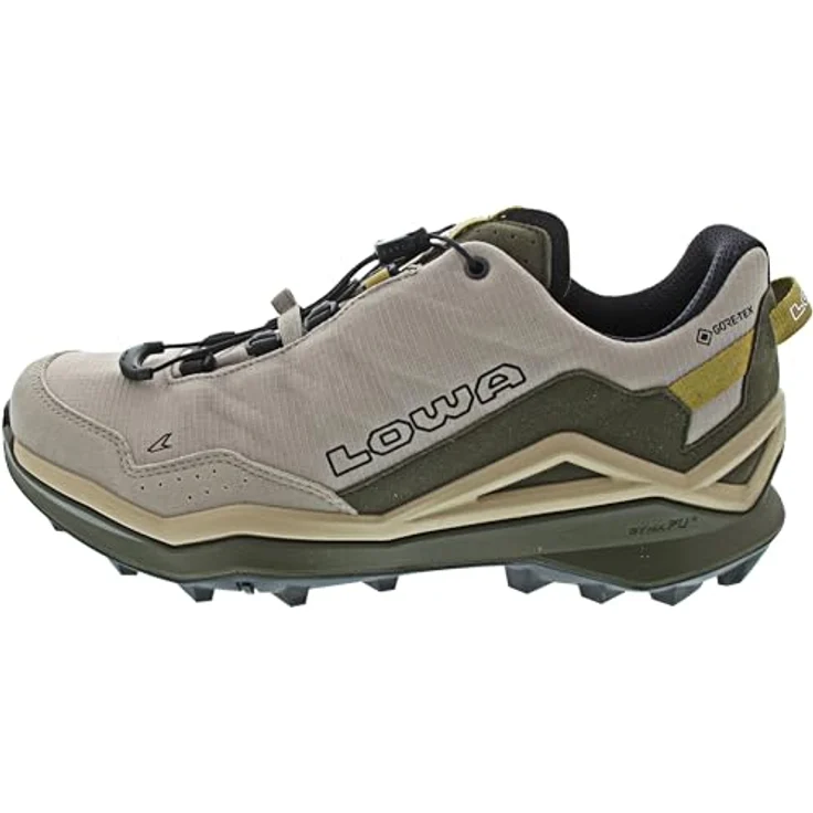 LOWA Halbschuh MADDOX PRO GTX LO SL, wasserdicht, atmungsaktiv, griffige Sohle, desert/oliv, Größe 41.5 – Bild 1