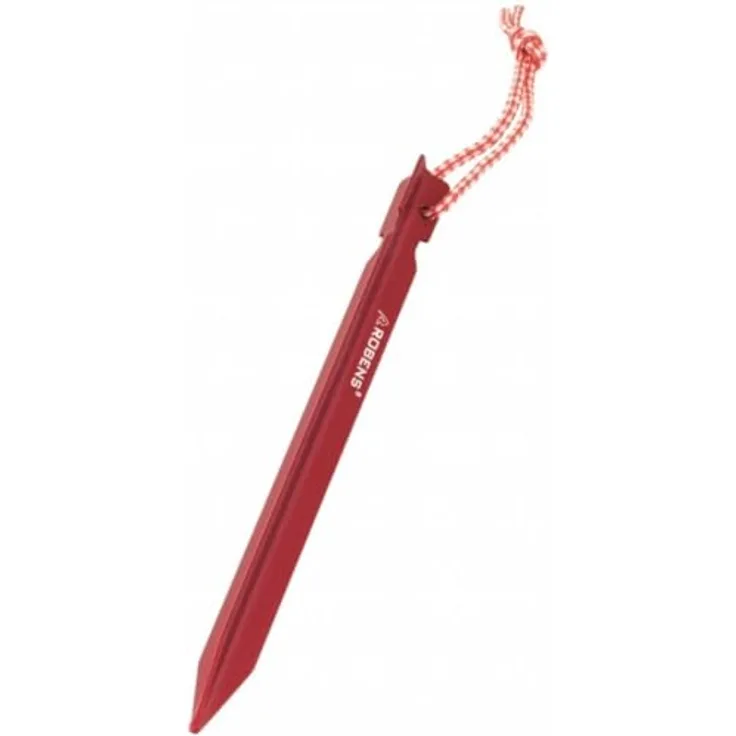 ROBENS Zelthering 'Y-stake', Standardhering für härtere Böden, Aluminium, rot, One Size