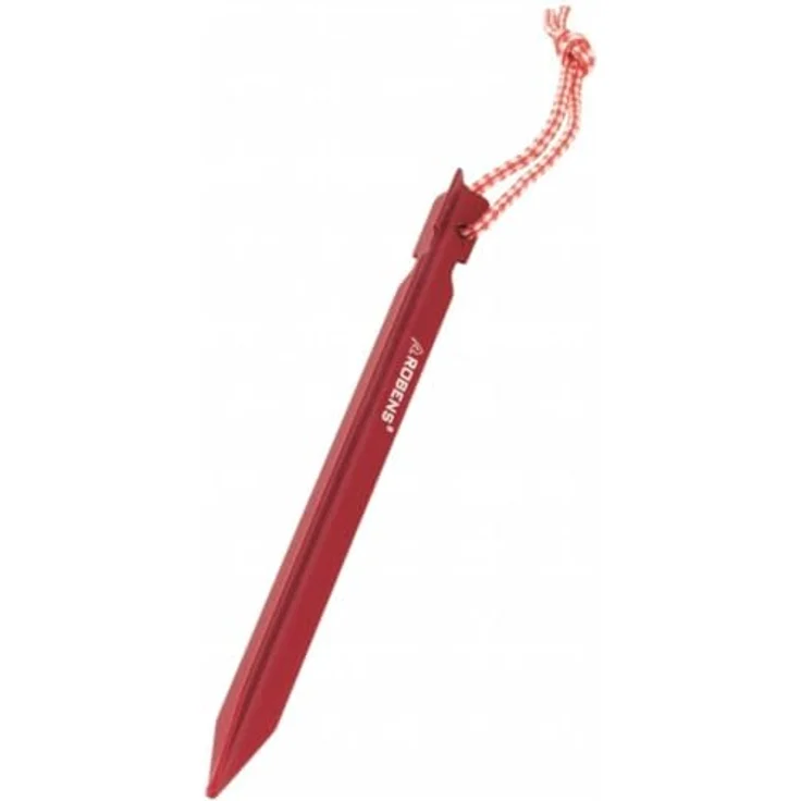 ROBENS Zelthering 'Y-stake', Standardhering für härtere Böden, Aluminium, rot, One Size – Bild 1