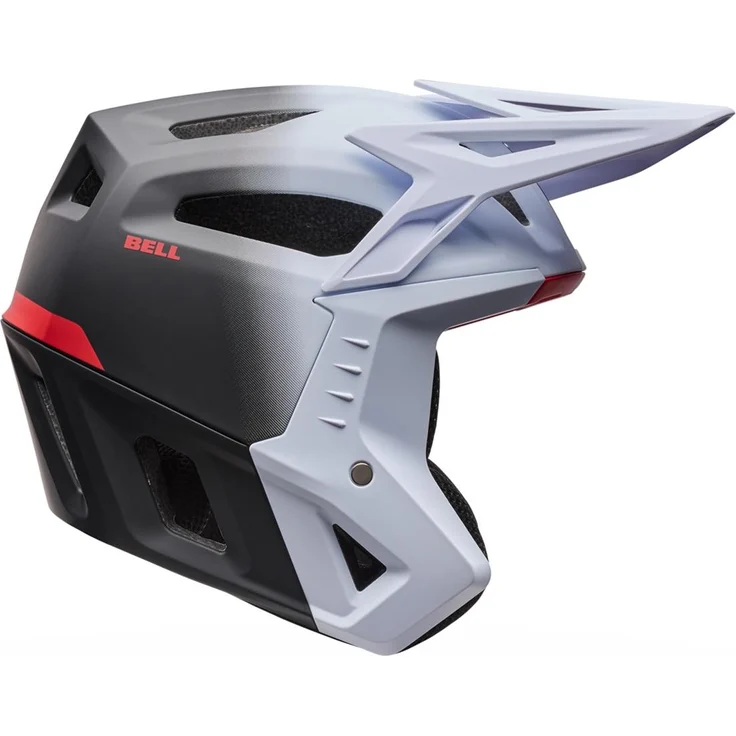 Bell 3QTR-Air Mips Fahrradhelm, leichte Konstruktion mit Dual Flow Ventilation, Grid white/black, L