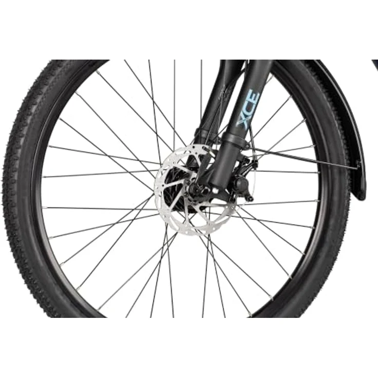 Axess Mountainbike Stipe 26 DX, 14 Gang Shimano Tourney RD-TX801 Kettenschaltung, mechanische Scheibenbremsen, Straßenausstattung, blau – Bild 5