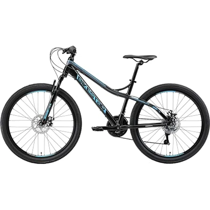 Bikestar Mountainbike, 26 Zoll, 21 Gang Shimano Schaltung, Aluminiumrahmen, verstellbare Gabel, für Körpergrößen ab 150 cm – Bild 4