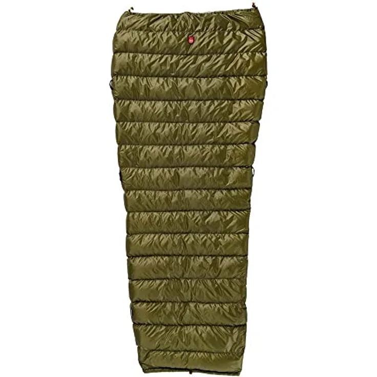 Pajak Schlafsack Quilt, Daunenschlafsack für 3 Jahreszeiten, 190 cm, komfortabel bis 9 °C, leicht mit 485 g, schwarz