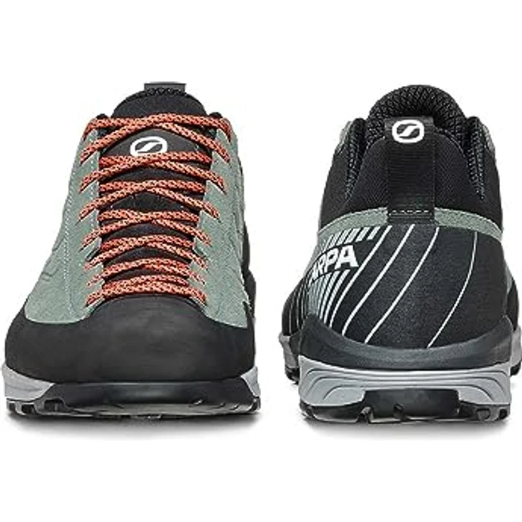 Scarpa Women's Mescalito, leichter Approachschuh aus wasserabweisendem Veloursleder, grau, 330 g, mit Vibram Litebase Sohle für optimale Traktion – Bild 5