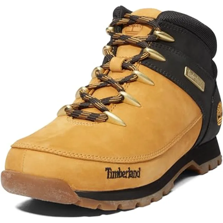 Timberland Euro Sprint Hiker, Herren Wanderschuhe, Leder, atmungsaktiv, Größe 43, braun