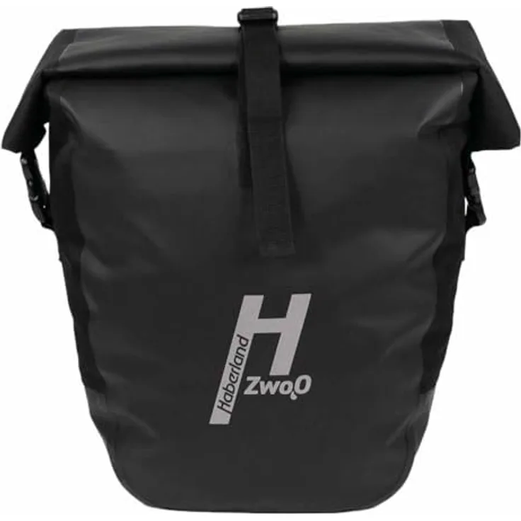 Haberland H2O Einzeltaschen-Paar, Schwarz, 32x47x16 cm, Langlebig und optimierte Passform für Fahrräder