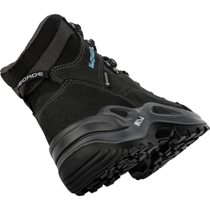 LOWA Renegade GTX Mid, Wanderschuh für Damen in grau, hohe Schnürung, atmungsaktive Sohle, Goretex Membrane, Größe 41 – Bild 2
