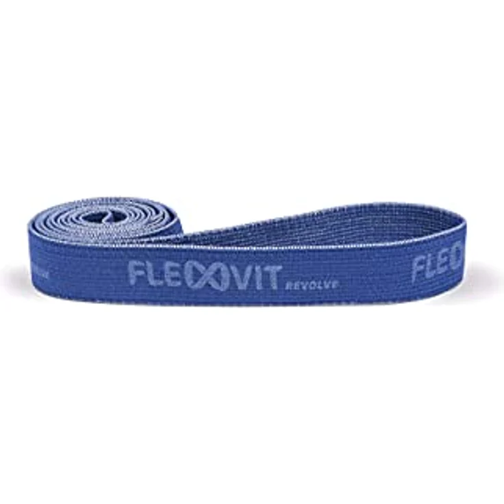FLEXVIT Revolve Fitnessband 4er Set, hypoallergene Pilates-Bänder in hellgrau, grün, blau und schwarz, geeignet für Ganzkörpertraining, HIT und Stabilisation, waschbar, 4 Stärken für Anfänger und Profis – Bild 5