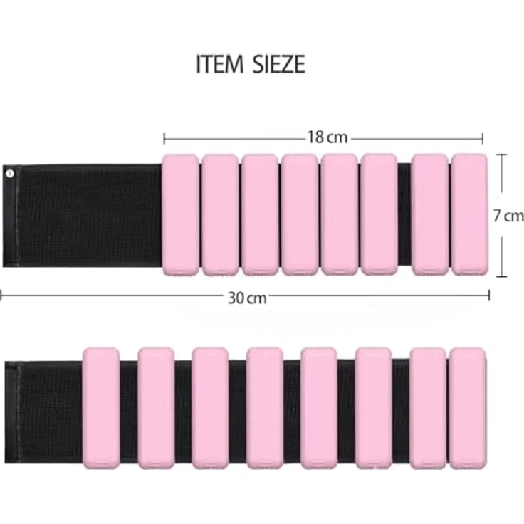 2 PCS Handgelenkgewichte Knöchelgewichte Set Gewichtsmanschetten für Fuß oder Handgelenk auf Bewegung Gehen Joggen Yoga Aerobic Pilates Gewicht Fitness Armband (pink) – Bild 2