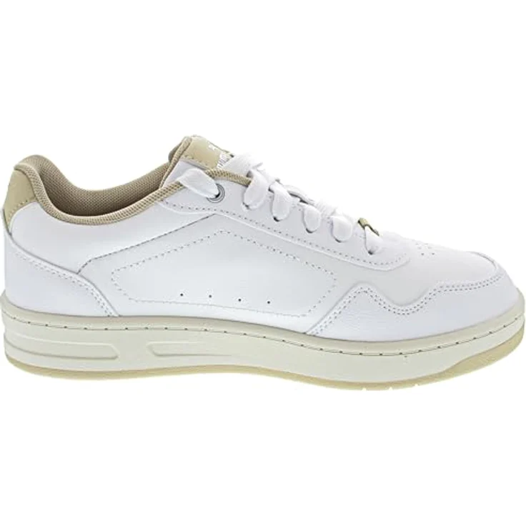 PUMA Court Classy 3950210016, Retro-Tennis Laufschuhe mit SOFTFOAM&plus; Innensohle, 7.5 in weiß-toasted almond – Bild 3