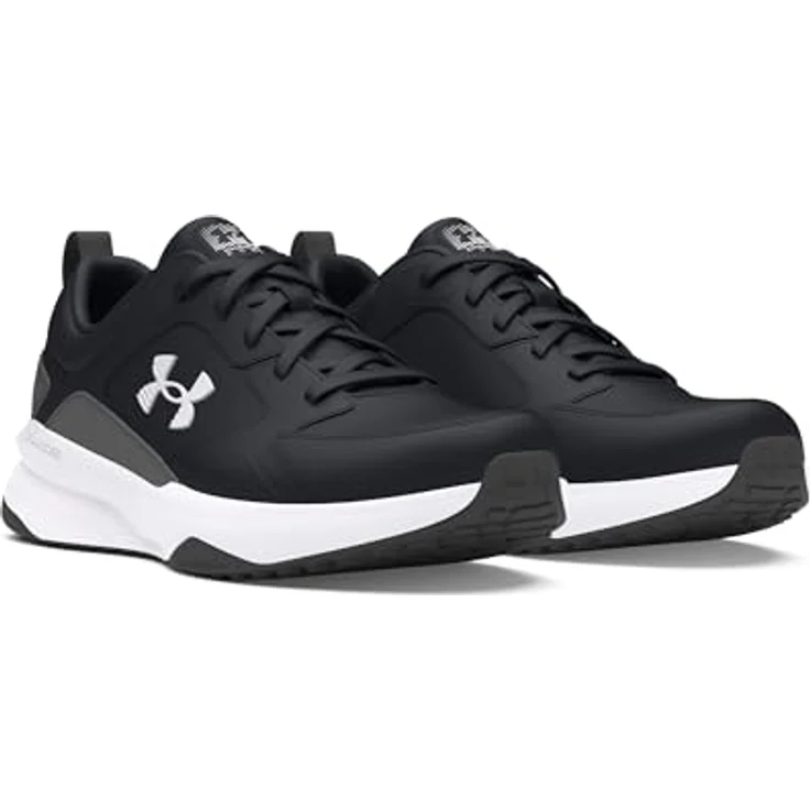 Under Armour Charged Edge Fitnessschuhe Herren, atmungsaktive Laufschuhe mit UA Charged Dämpfung, Schwarz/Grau/Schwarz, Schuhgröße 47.5 EU – Bild 3