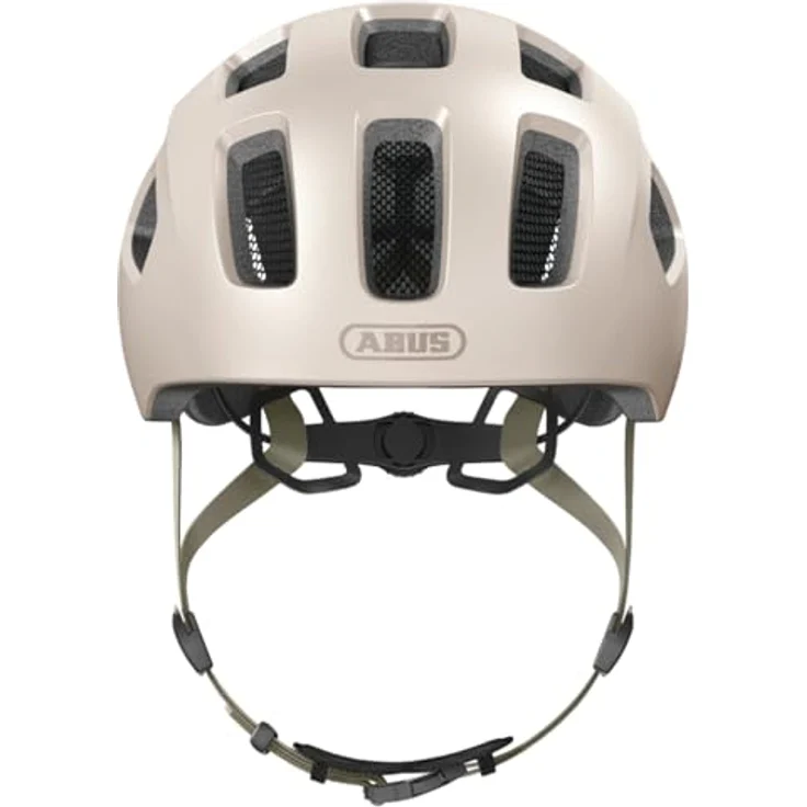 ABUS Youn-I 2.0 Fahrradhelm mit Licht für Kinder und Jugendliche, beige, Größe S – Bild 2