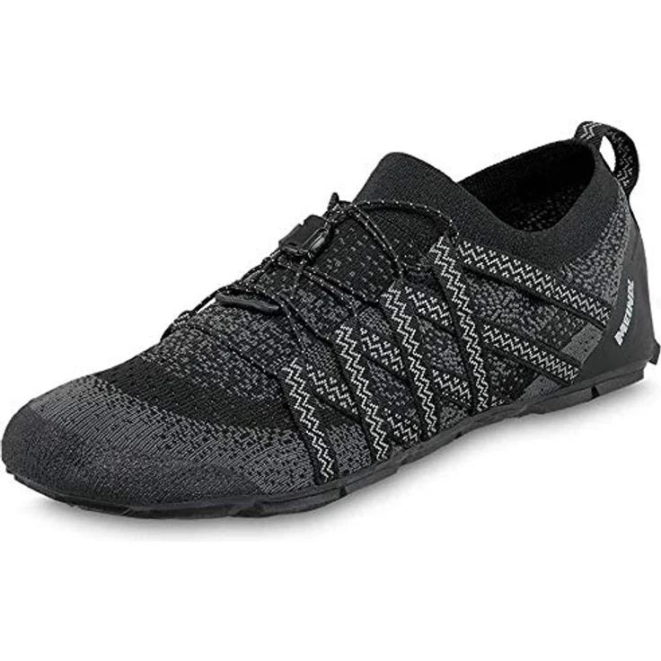 Meindl Pure Freedom, Wanderschuhe mit Stretch-Schaftkonstruktion und Vibram LITE BASE Sohle, schwarz/silber, Größe 44 – Bild 4