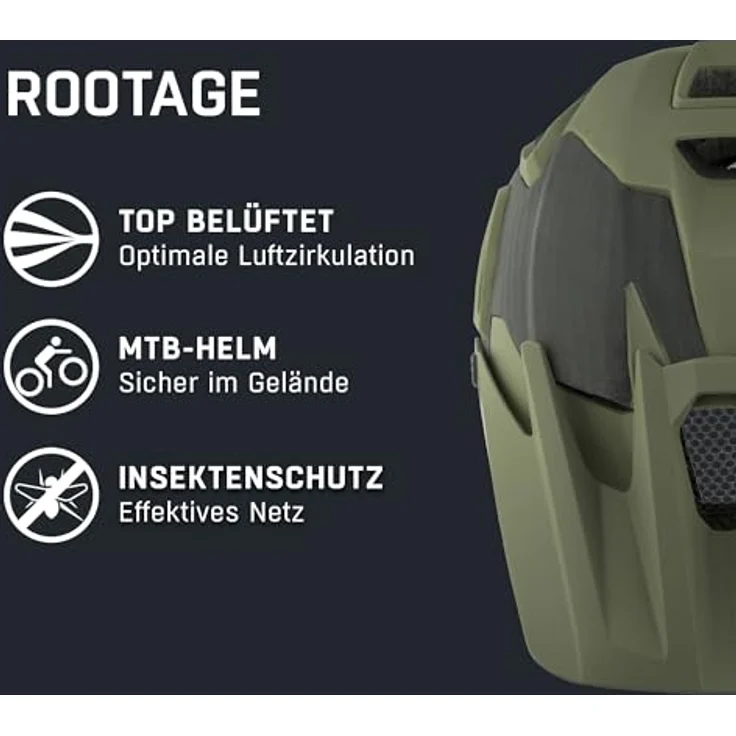 ALPINA ROOTAGE Fahrradhelm, Robuster Carbonfaser-Helm für Erwachsene, G.57-62cm mit optimaler Passform und Klimatisierung – Bild 2