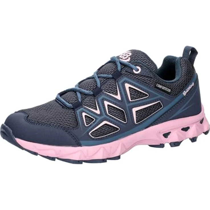 Brütting Power Wanderschuh, robuster Outdoorschuh mit wasserdichter Klimamembrane, blau, Gr. 38 – Bild 1