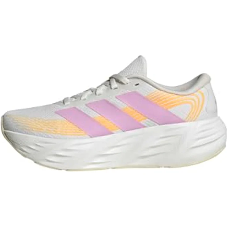 adidas Damen Galaxy 8 Laufschuhe, Cloud White/Bliss Lilac/Lucid Tangerine, Größe 43, atmungsaktiv, mit cloudfoam Dämpfung – Bild 1