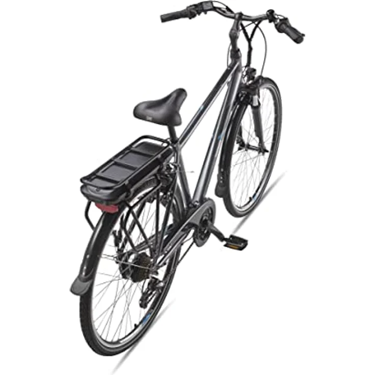 TELEFUNKEN E-Bike Herren Elektrofahrrad Alu 28 Zoll 21-Gang Shimano Kettenschaltung, 250W Motor, 10,4Ah Akku, XT481 Expedition, schwarz – Bild 3