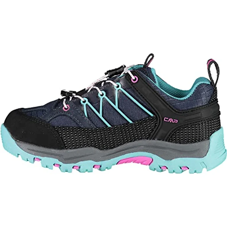 CMP Kids Rigel Low, Mädchen Walkingschuh mit dämpfender EVA-Sohle, wasserdicht, blau, Größe 28 – Bild 1