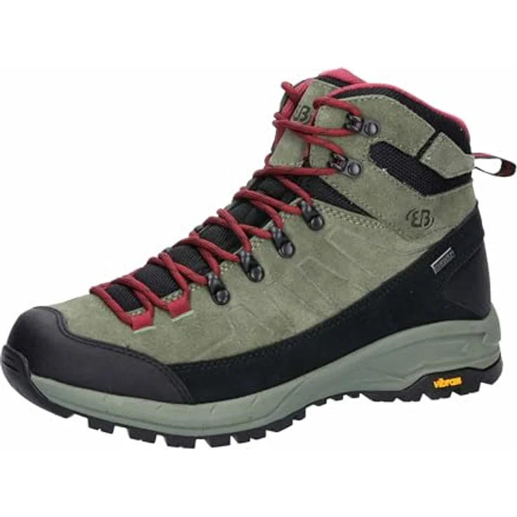 Brütting Mount Sellery, Damen Wanderschuhe aus Nubukleder mit Comfortex-Klimamembrane, grün, Größe 43 – Bild 1