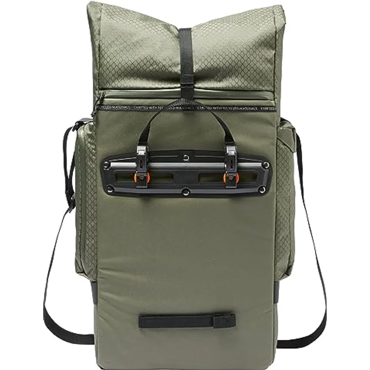 VAUDE Cyclist Back Single, vielseitige Gepäckträgertasche mit 27 l Volumen, inklusive Laptopfach für 15,6 Zoll und Regenhülle – Bild 9